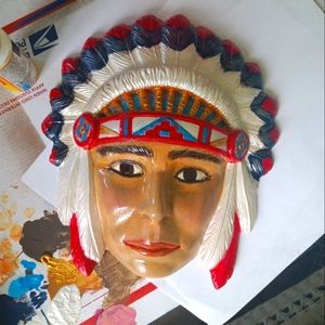 Native American Wall Mask Decoration